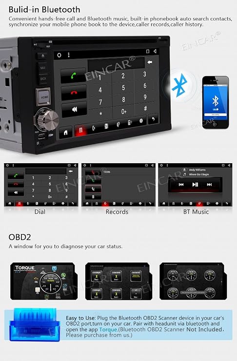 ダッシュオクタコアGPSナビゲーションのサポートのWiFi 4G / 3G OBD2 6.2インチの容量性スクリーン・ラジオでのAndroid 7.1のカーステレオヘッドユニットの旅行コンピュータダブルディンDVD CDプレーヤー