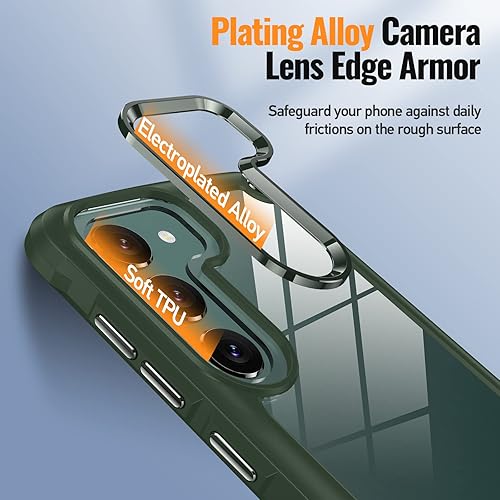 Miniatura 4 de Oterkin Funda transparente para Samsung Galaxy S23 Plus, 20 unidades, antiamarilleo, S23 Plus con 2 protectores de pantalla de vidrio templado, 4