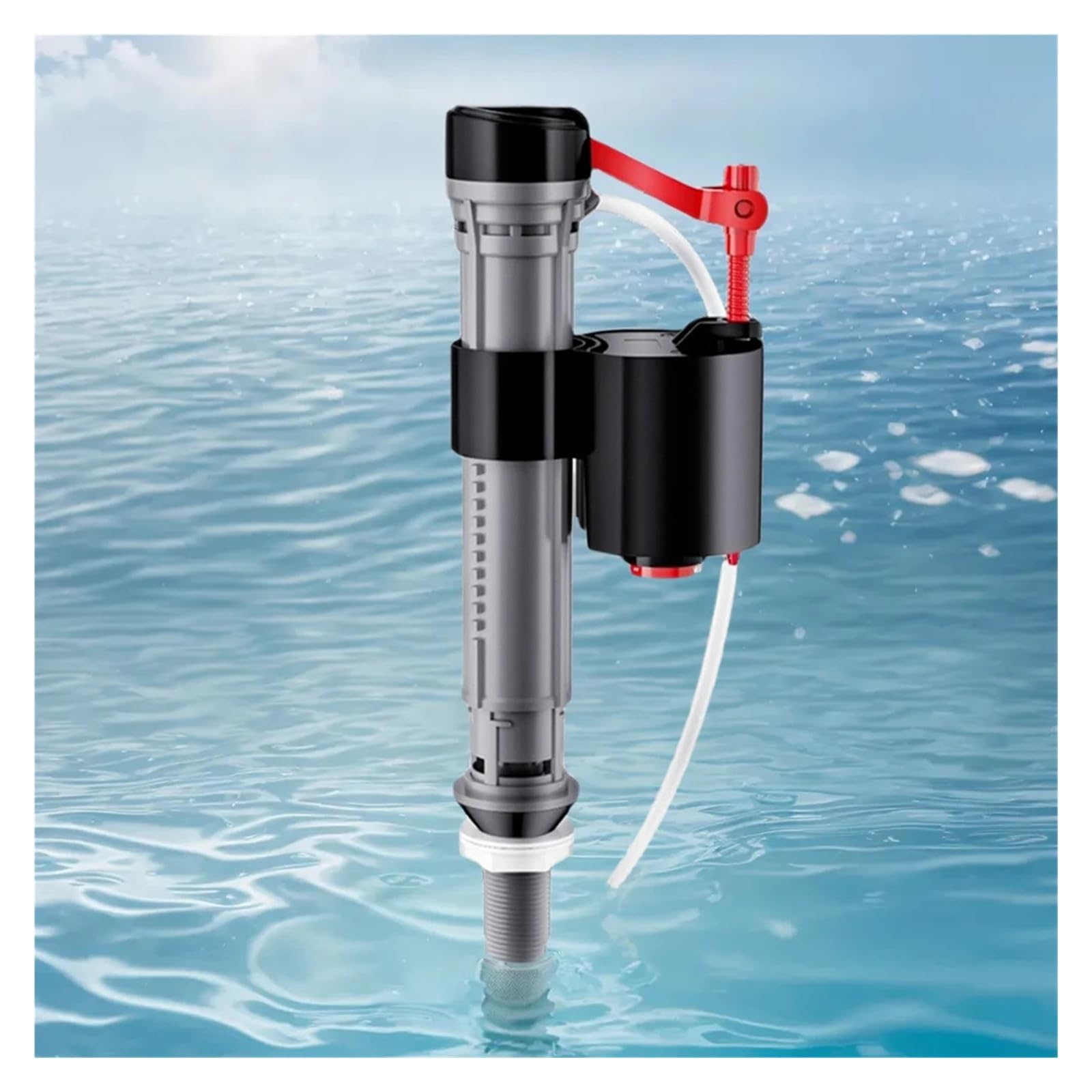Kit de remplacement de réservoir de toilette, contrôle de l'eau du réservoir et de la cuvette 19.5-30.5cm, vannes de remplissage de toilettes, raccords de réparation de réservoir d'eau de toilette