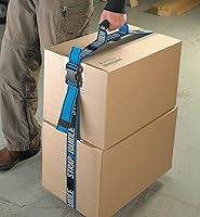 Vista 9 de Correa de transporte de 6 pies con asa Cinturón ajustable Resistente, fácil, seguro, levantamiento, movimiento, correa de transporte para cajas