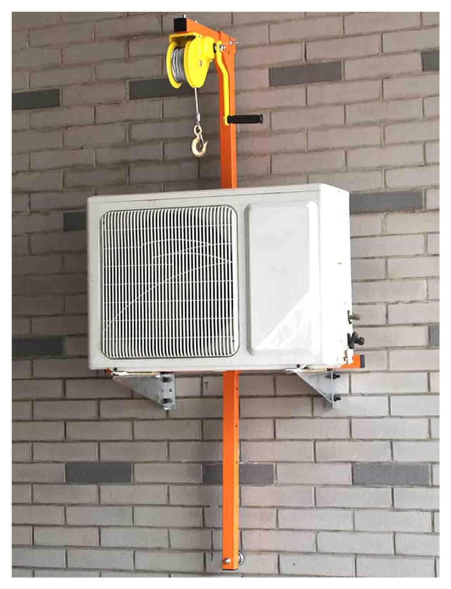 Grue levage climatiseur suspension treuil manuel câble acier 20m
