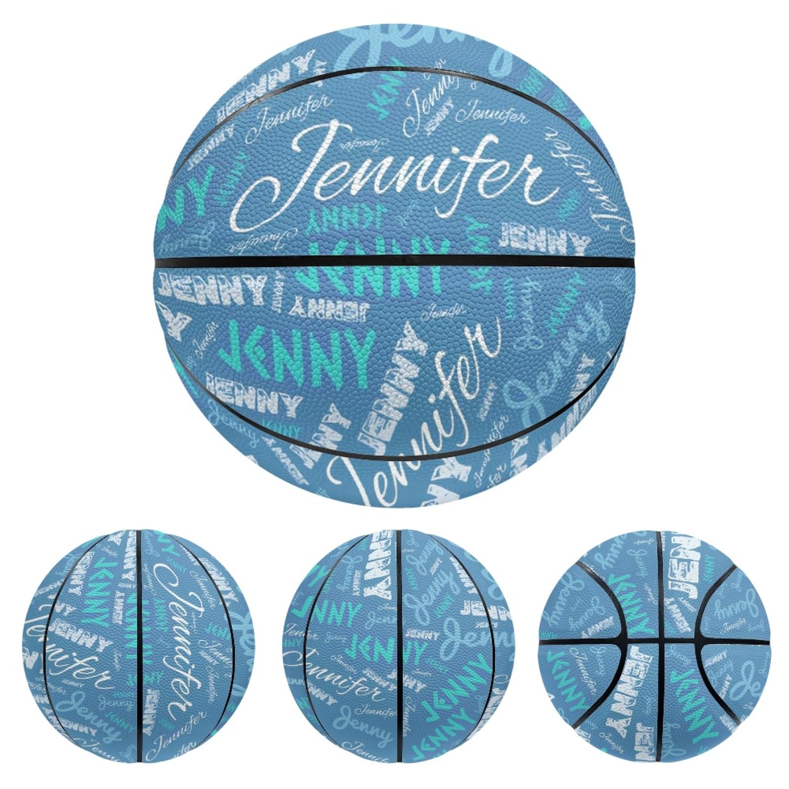 Personalisierter Basketball mit Namen, individuell bedruckter Basketball-Name, Größe 7 (29,5in) / Größe 5 (27,5in), personalisiertes Basketball-Geschenk, Geburtstagsgeschenk, Team-Geschenke