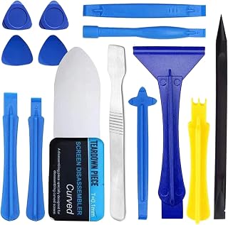 FEORA 14 Pcs Mobile Repair Tool Kit Ultra Thin Prying & Open Tool for iPhone Laptop iPad Cell Phone MacBook Tablet Compute... Price In India