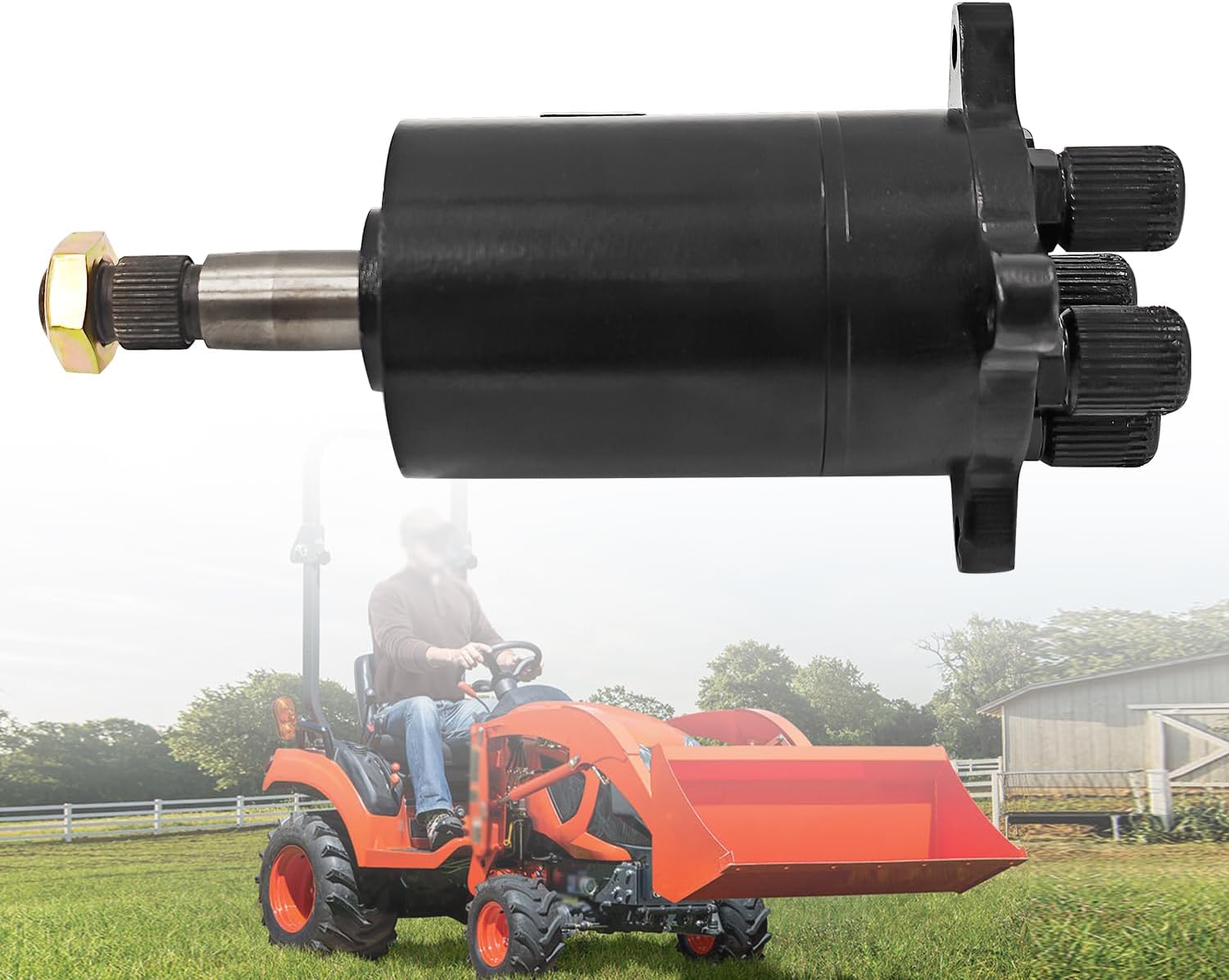 150L0065 Hydraulic Motor Steering Valve Fits for Kubota BX1870 BX2200 BX2230 BX1500 BX1800 BX1830 BX1850 BX1860 BX1880 BX2350 BX2360 BX2370 BX2380 BX2660 BX2670 BX2680# K2561-41510