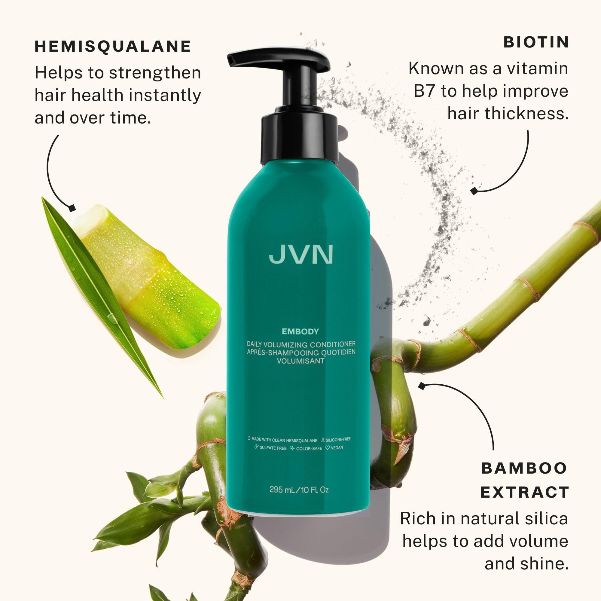 JVN Embody Volumizing Shampoo & Conditioner Set, 20 Fl Oz
