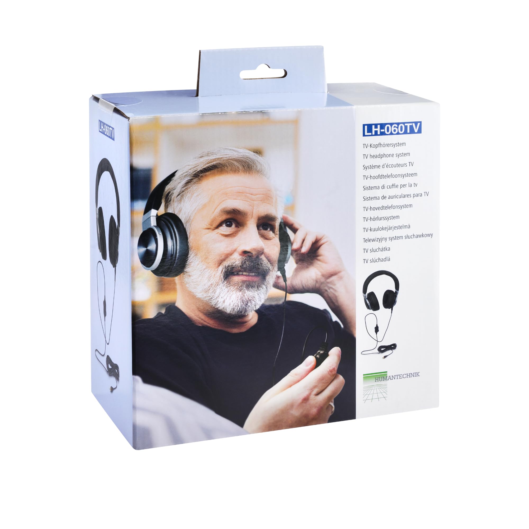 Humantechnik Casque TV LH-060TV, Son Clair, réglage G/D, 5,5 m