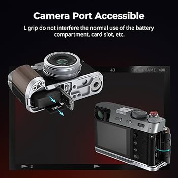 Amazon.com : SmallRig X100VI / X100V Handgrip, Wooden L