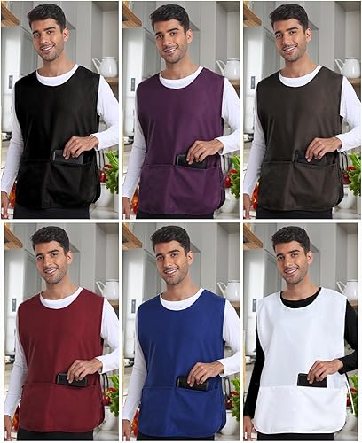 Miniatura 6 de Argstar Delantal unisex Waterdrop Cobbler con 3 bolsillos para mujereshombres