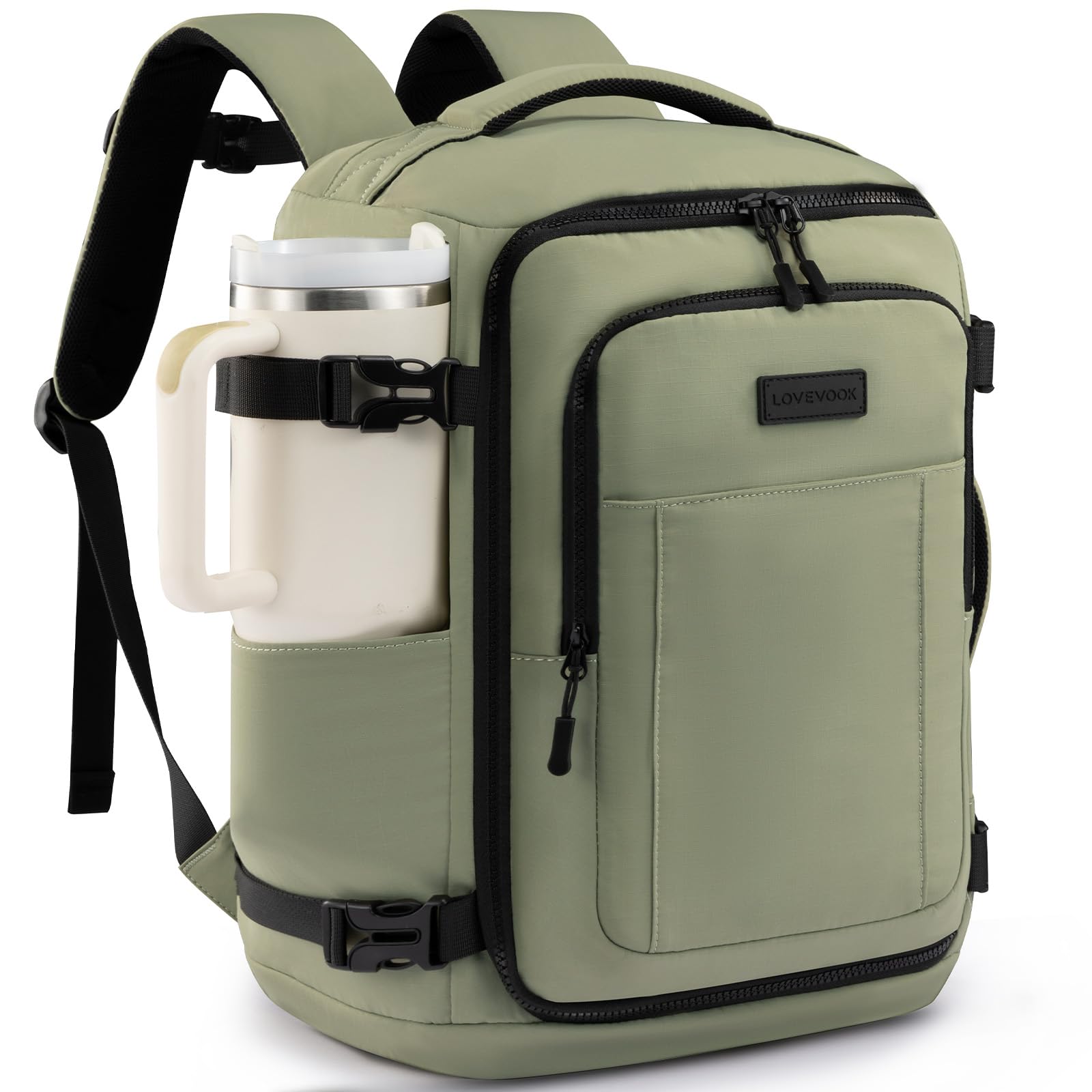 LOVEVOOK Ryanair Handgepäck 40x30x20 Reiserucksack Damen 14 Zoll Laptoptasche Travel Backpack Women Carry On Luggage Cabin Bag für Flugzeug Weekender Reisetasche Klein für Wizz Air Vueling Eurowings