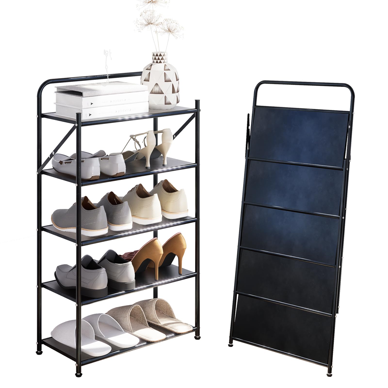 Zapatero de 4 niveles, no requiere montaje (5 niveles-50 cm)