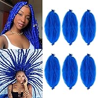 Vista 40 de Extensiones de cabello afro rizado Ginger 12 pulgadas, trenzas Marley de cabello trenzado elástico 350, extensiones de cabello afro rizado y rizado