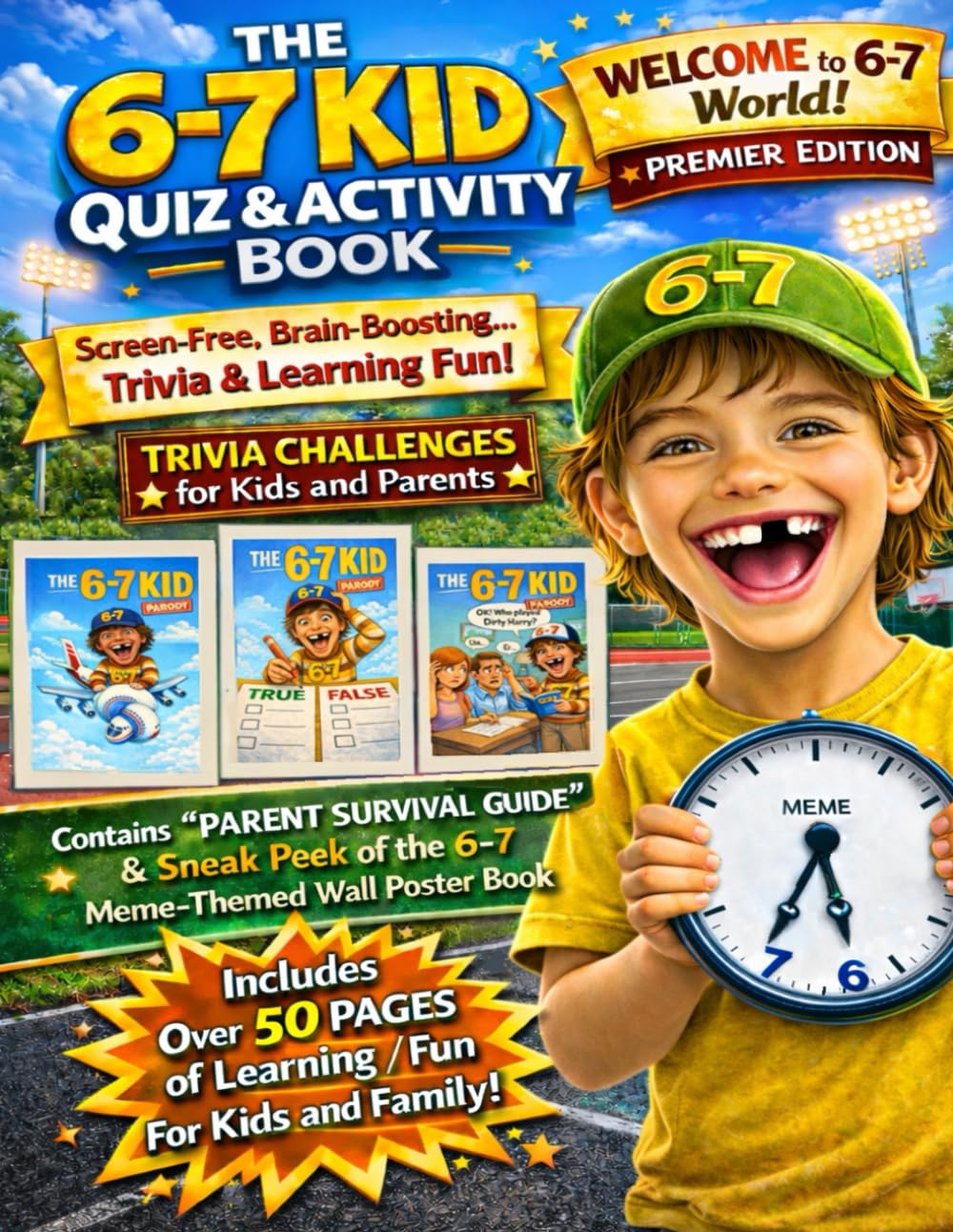 The 6-7 Kid Quiz & Activity Book: Screen-Free, Brain-Boosting... Trivia & Learning Fun!, Trivia Challenges for Kids and Parents