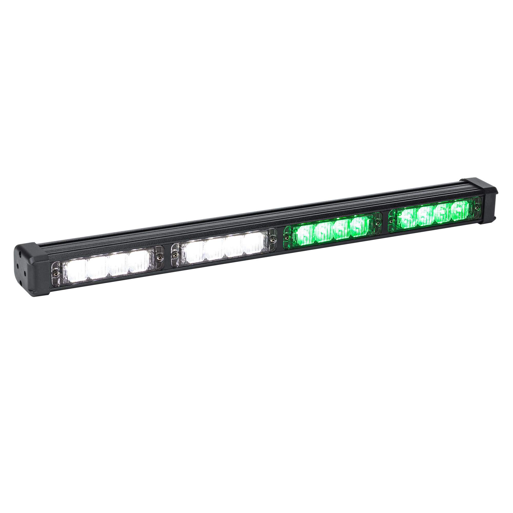 LAMPHUS SolarBlast SBLS44 16W LED Emergency Warning Deck Light Stick - Green White