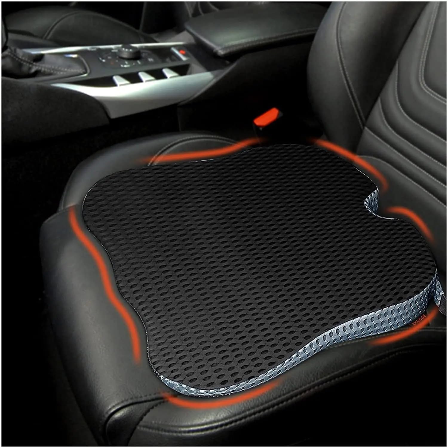 Cojín para coxis Cojin Antiescaras Cojín de Espuma viscoelástica para Coche, Silla ortopédica para Dolor de Espalda, coxis, Silla de Oficina, Soporte para Silla de Ruedas(Gray)