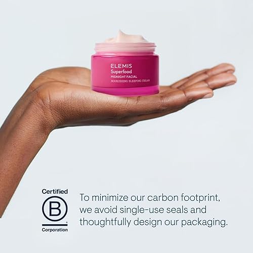 Miniatura 7 de ELEMIS Superfood Midnight Facial, crema prebiótica para dormir de noche nutre, hidrata, repone y revive la piel seca durante la noche, 1.7fl oz, 1.6