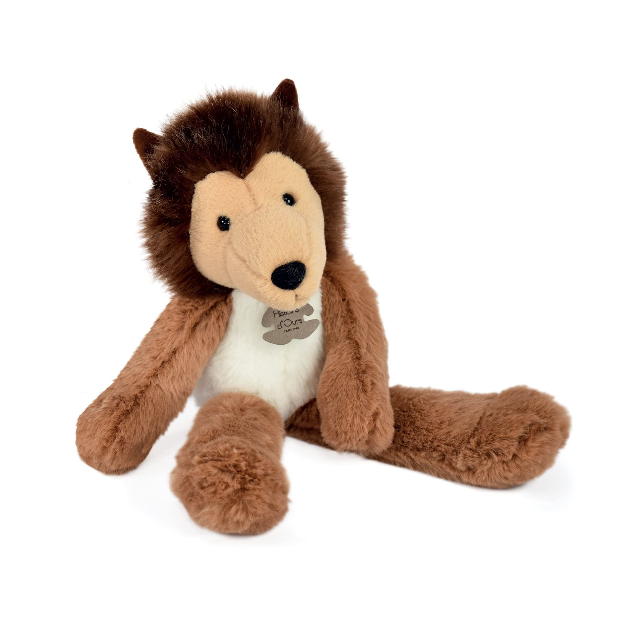 Histoire d'ours - Peluche cane - Doudou Colley - Marrone - 30 cm - Les EBOURIFFES - HO3160