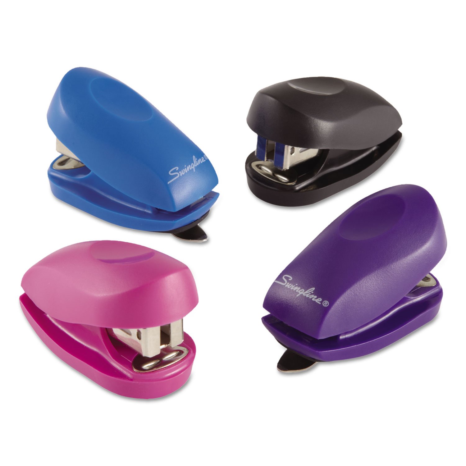 Swingline 79173 tot Mini agrafeuse, capacité de 12 feuilles, Violet