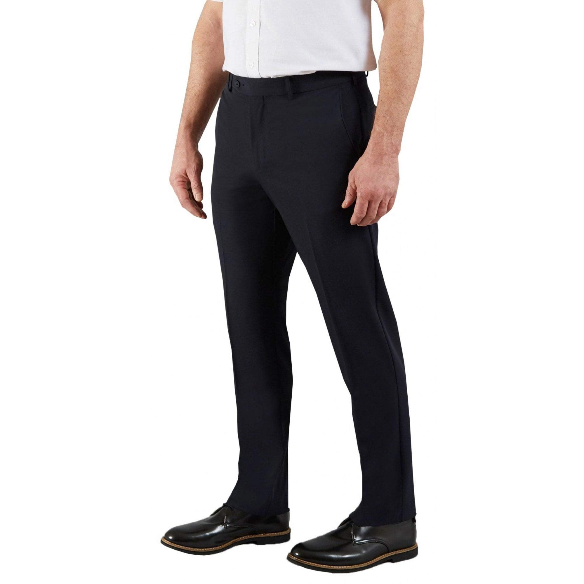 Farah Classic Men's Roachman Trousers, Blue (Navy ), 40W 33L UK