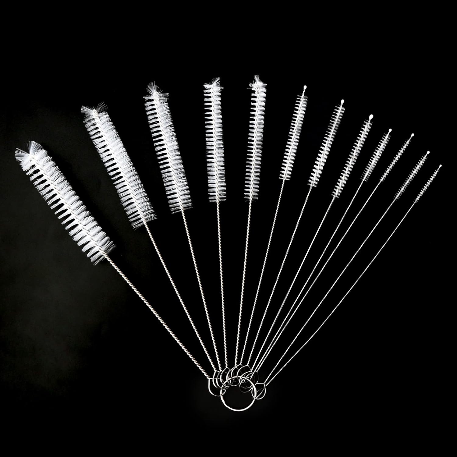 Silikon Strohhalm Bürste 2-tlg - Reinigungsbürsten Für Trinkhalme & Flaschen