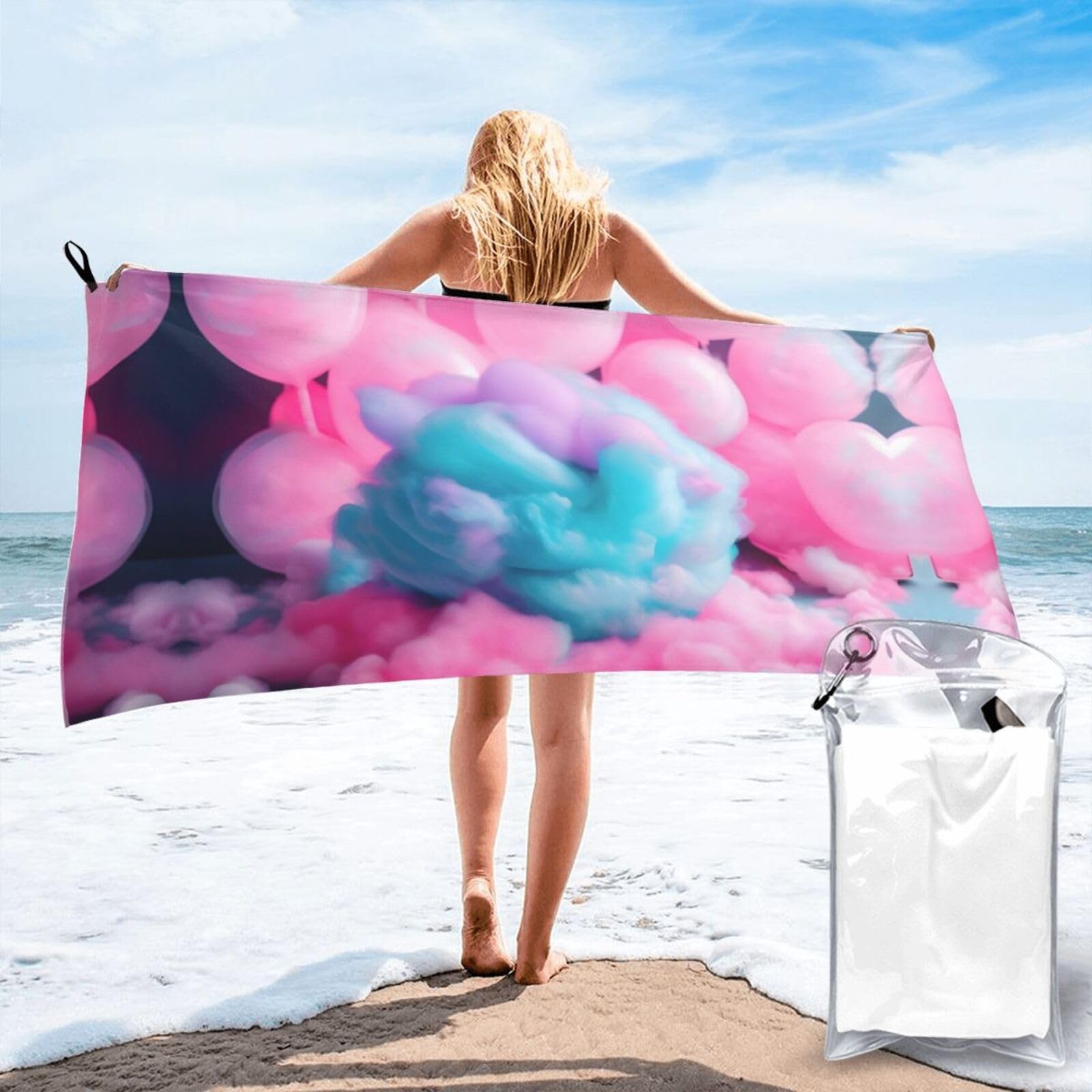 Serviettes de bain en coton pour le camping et le sport : restez au sec partout