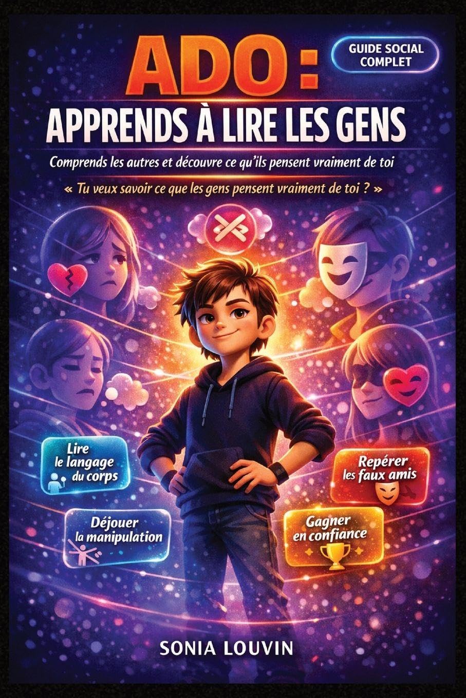 ADO : Apprends à lire les gens - Comprends les autres et découvre ce qu’ils pensent vraiment de toi: Le guide social ultime pour adolescents :langage ... comportements humains au collège, au lycée