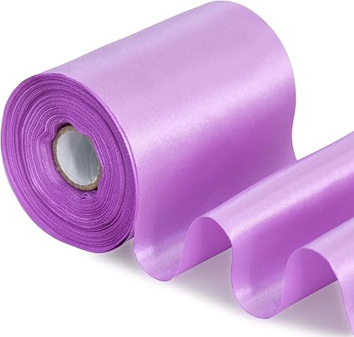 Vista 56 de TONIFUL Cinta de satén negra de 4 pulgadas x 11 yardas de ancho, cinta grande de tela sólida para ceremonia de corte, kit de gran apertura, silla