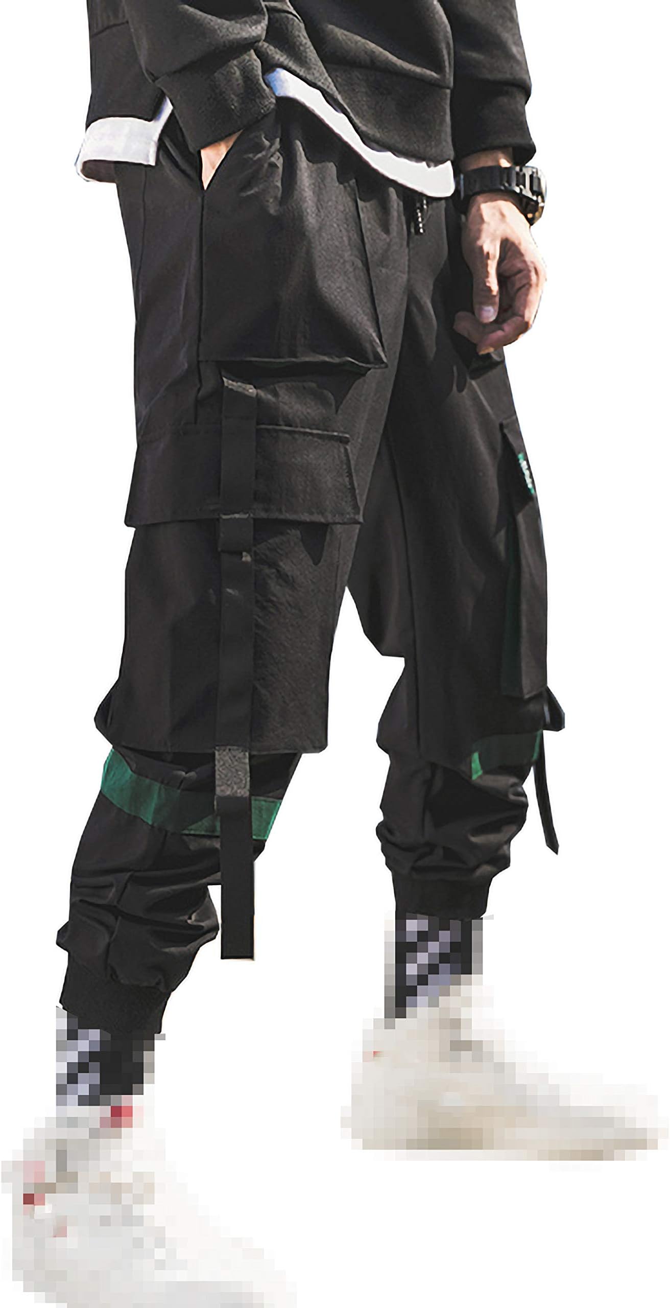 MOKEWEN Men's Hiphop Punk Jogger Sport Harem Pants