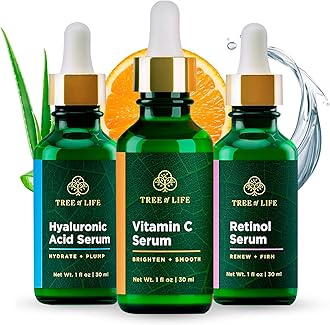TREE OF LIFE BEAUTY Anti Aging Serum 3-Pack - Face Serum Full Regimen