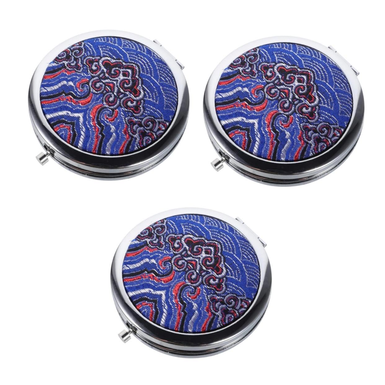 Miroir de maquillage portable compact pour éviter les bavures