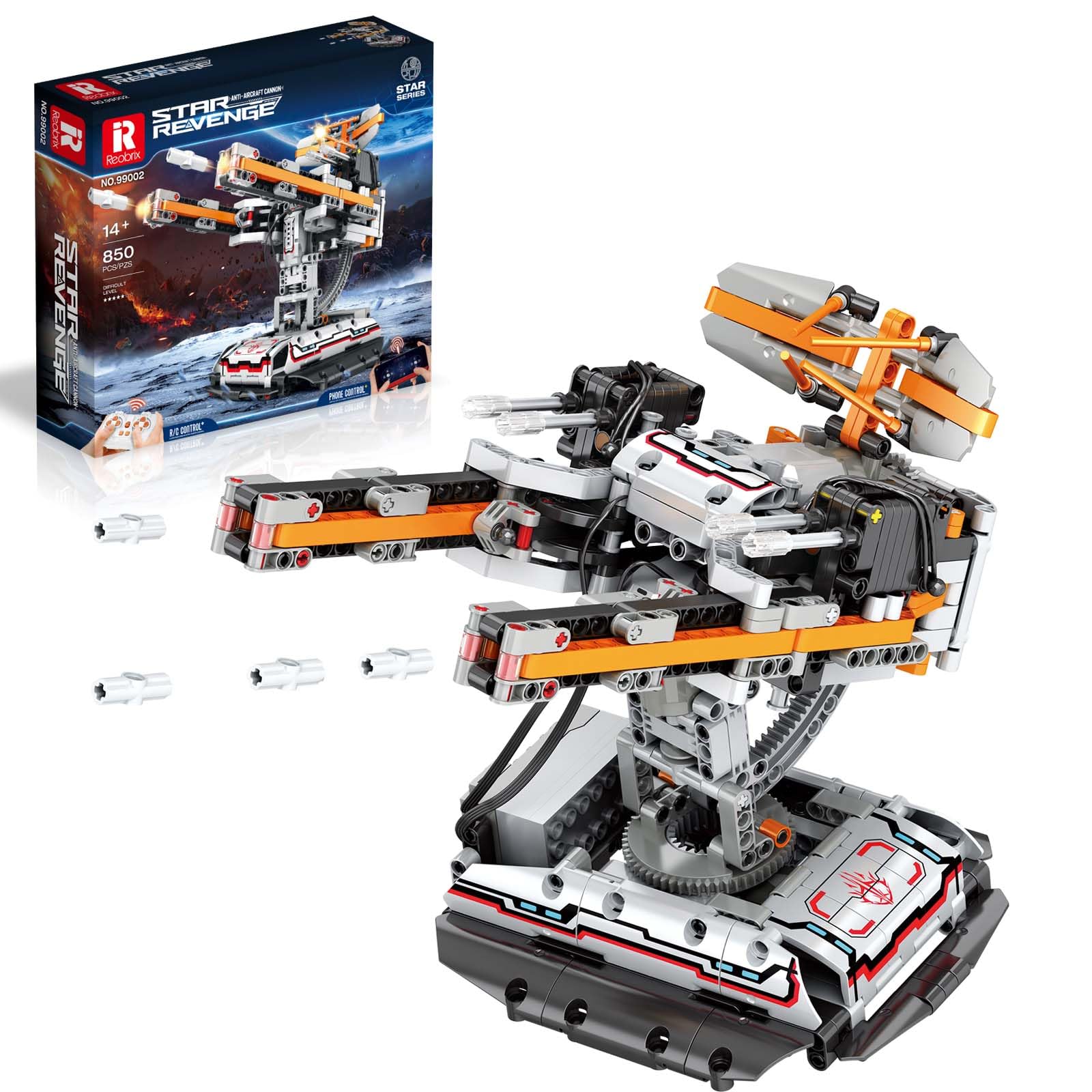 Reobrix 99002 Space Anti Aircraft Cannon Building Blocks Set