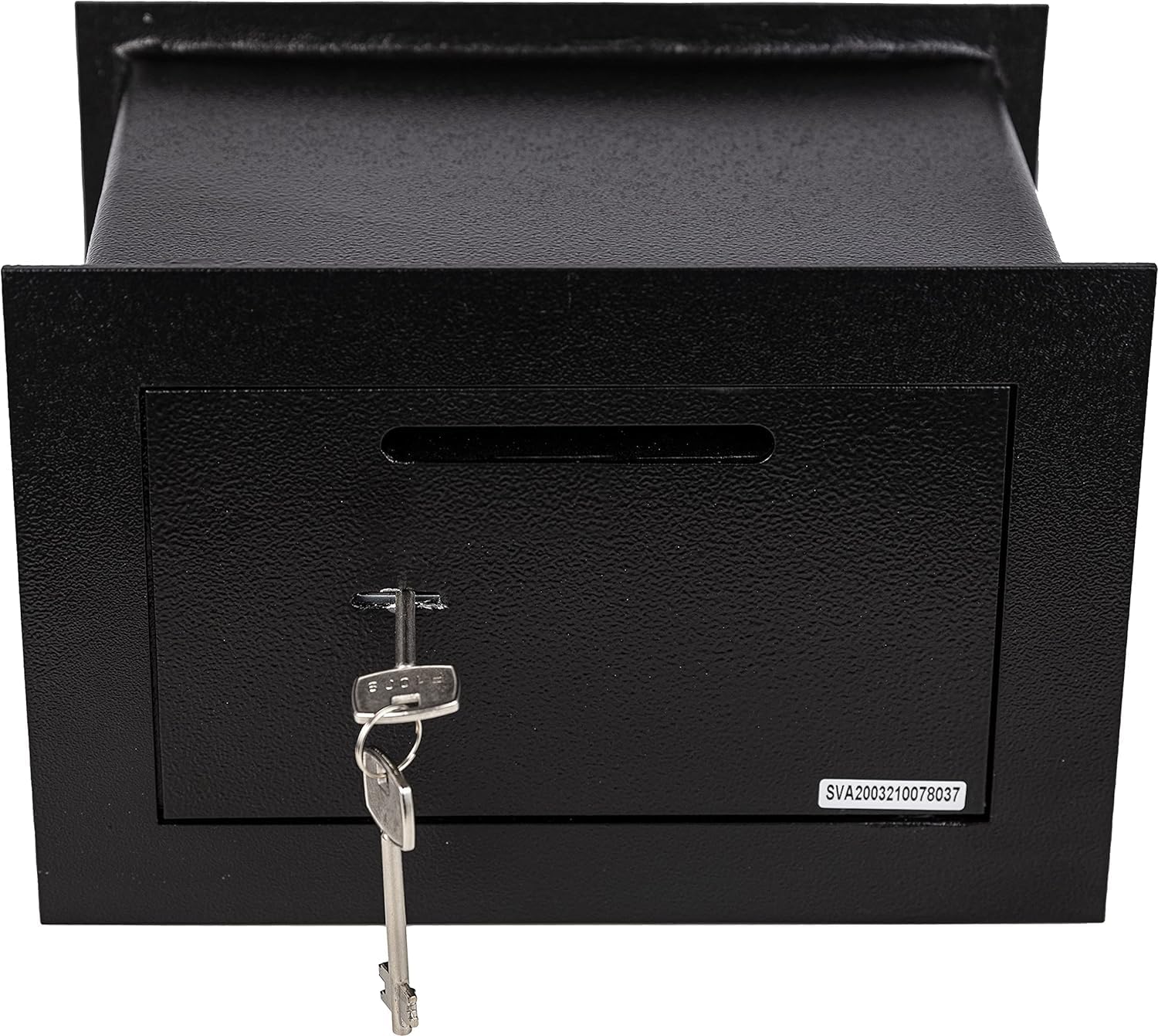 Genie Hand | Coffre Fort Mural de Dépôt à Encastrer avec Clè et Serrure Mécanique pour la Maison - Serrure a Double Touches de Carte
