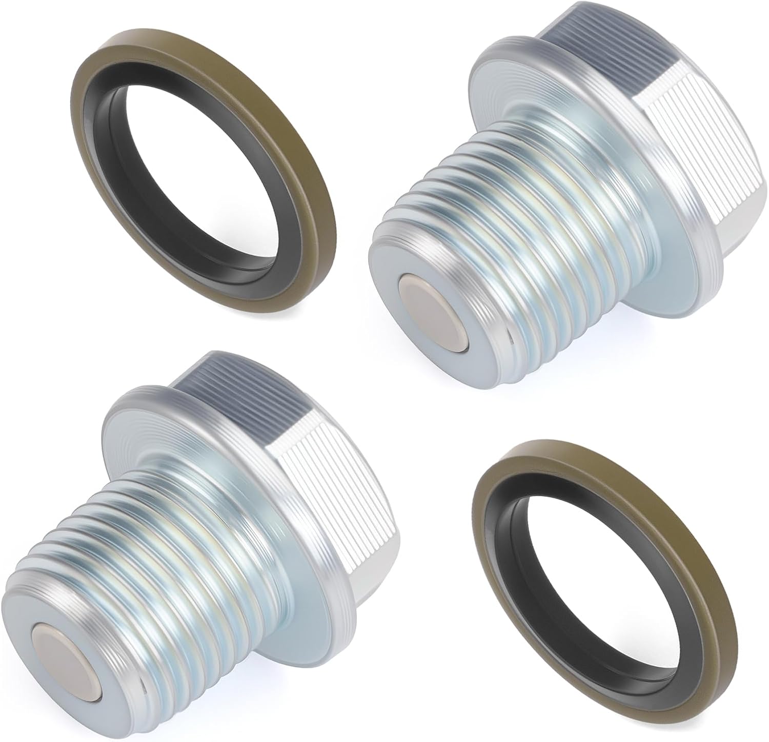 2PCS Oil Drain Plug & Gasket for Suzuki GSX R600 GSX R750 GS1000 GS1100 SV1000 1980-2017 09247-14036