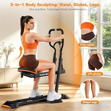 HXD-ERGO Deep Squat Machine for Home with 3-Level Adjustable Seat