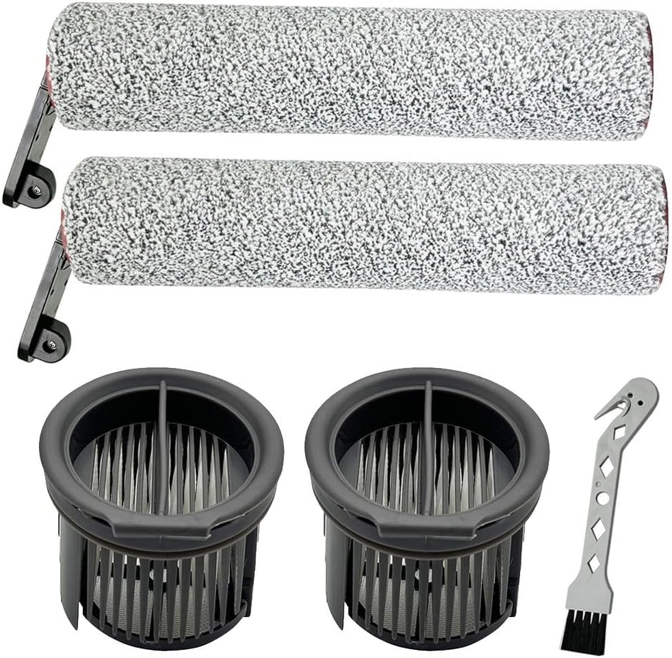 DianSung Ersatzteile Set Für Dreame H14 Sauger - 2 Bürsten + 2 Filter + Reinigungsbürste