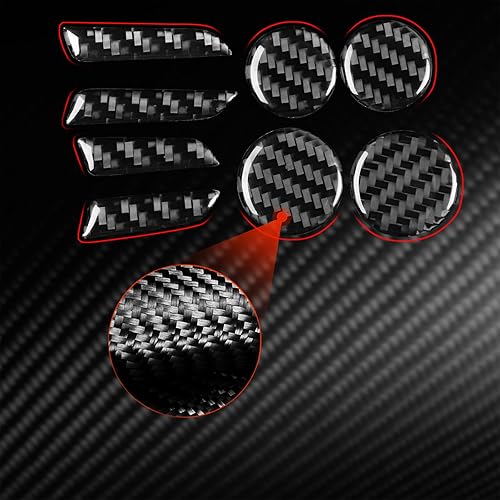 Miniatura 4 de Kit de ajuste de asiento de panel de cubierta de fibra de carbono de 8 piezas para Tesla modelo 3 2017-2022 y modelo Y 2020-2023 Accesorios