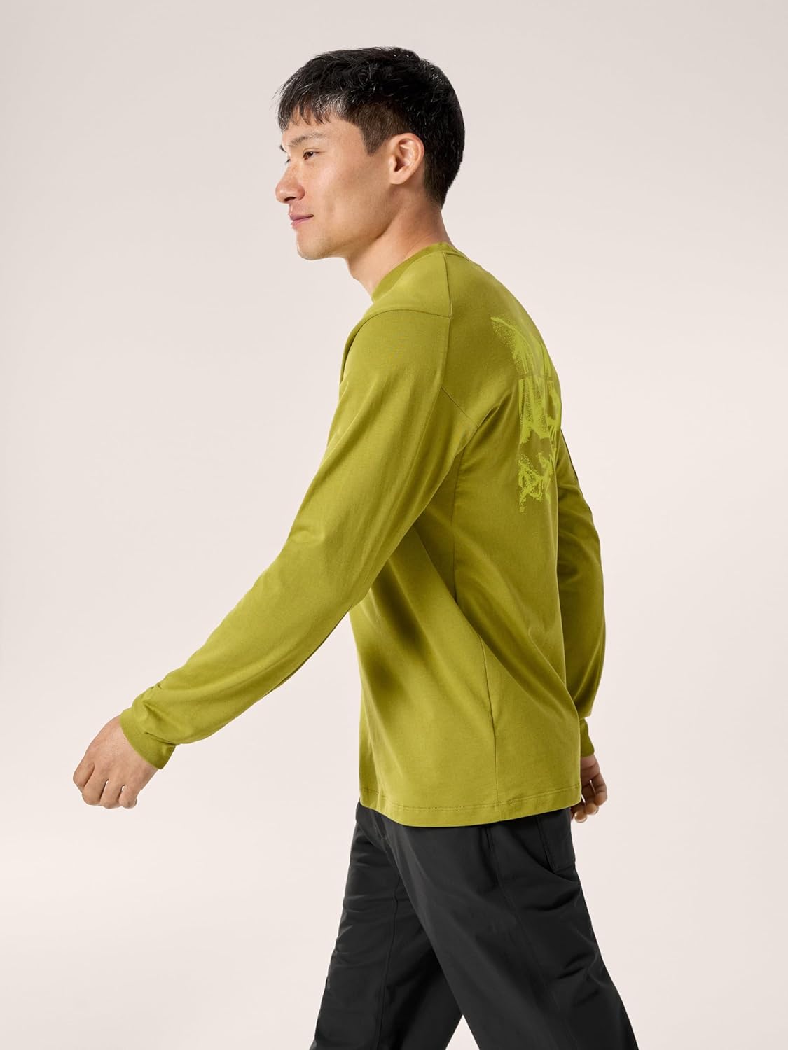 Arc'teryx Kragg SL Cotton Bird Tile Shirt LS Men's | Soft Cotton Climbing Shirt with Tiled Bird Graphic