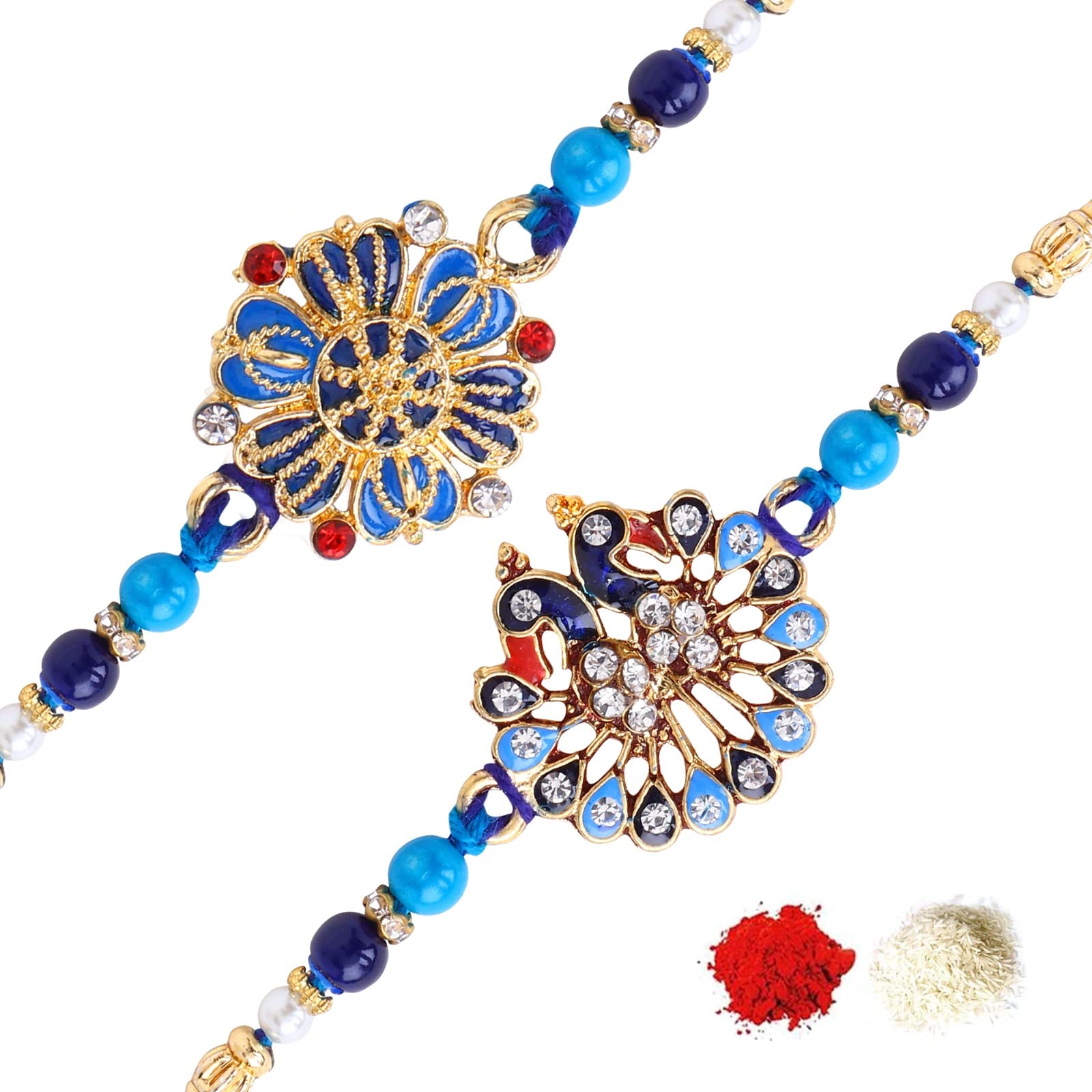 See full amazon price history chart for NITYAM ENTERPRISES IMPORTED BLUE PEACOCK & FLOWER WITH MULTICOLOUR PEARL AND DAIMOND RING SET OF 2 RAKHI FOR BHEIYA BHABHIBROTHERSISTERFAMILY WITH ROLI CHAWAL NITYAM ENTERPRISES IMPORTED BLUE PEACOCK & FLOWER WITH MULTICOLOUR PEARL AND DAIMOND RING SET OF 2 RAKHI FOR BHEIYA BHABHIBROTHERSISTERFAMILY WITH ROLI CHAWAL (B095PTZND4) Amazon Price History, Amazon Price Tracker