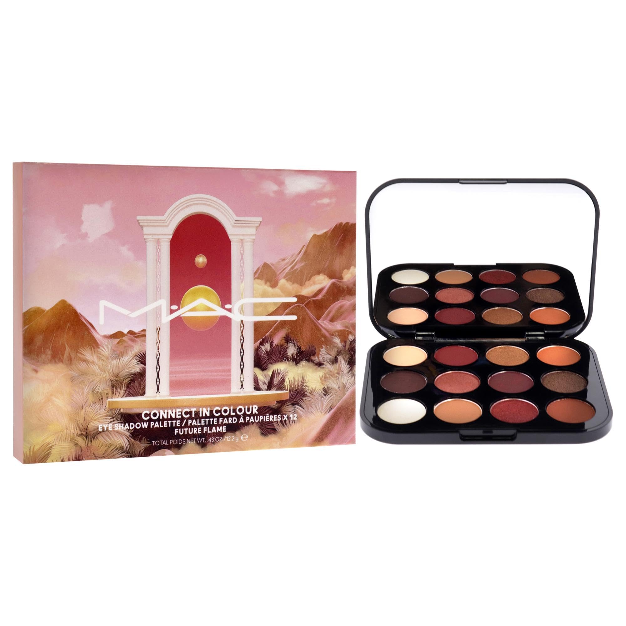 Connect In Colour Eye Shadow Palette - Future Flame by MAC for Women - 0.43 oz Eye Shadow, Cranberry, 12.71 ml (Pack of 1) - Image 3
