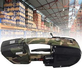 Automatic Strapping Tool for 1/2-5/8 Inch Wide PP/PET, Rechargeable Battery Powered Packaging Strapping Machine, Portable Handheld Hot Melting Strapping Machine, Electric Welding Banding Tool