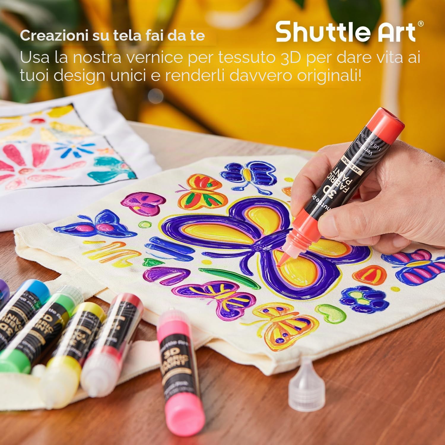 Shuttle Art 66 colori tessili lavabili