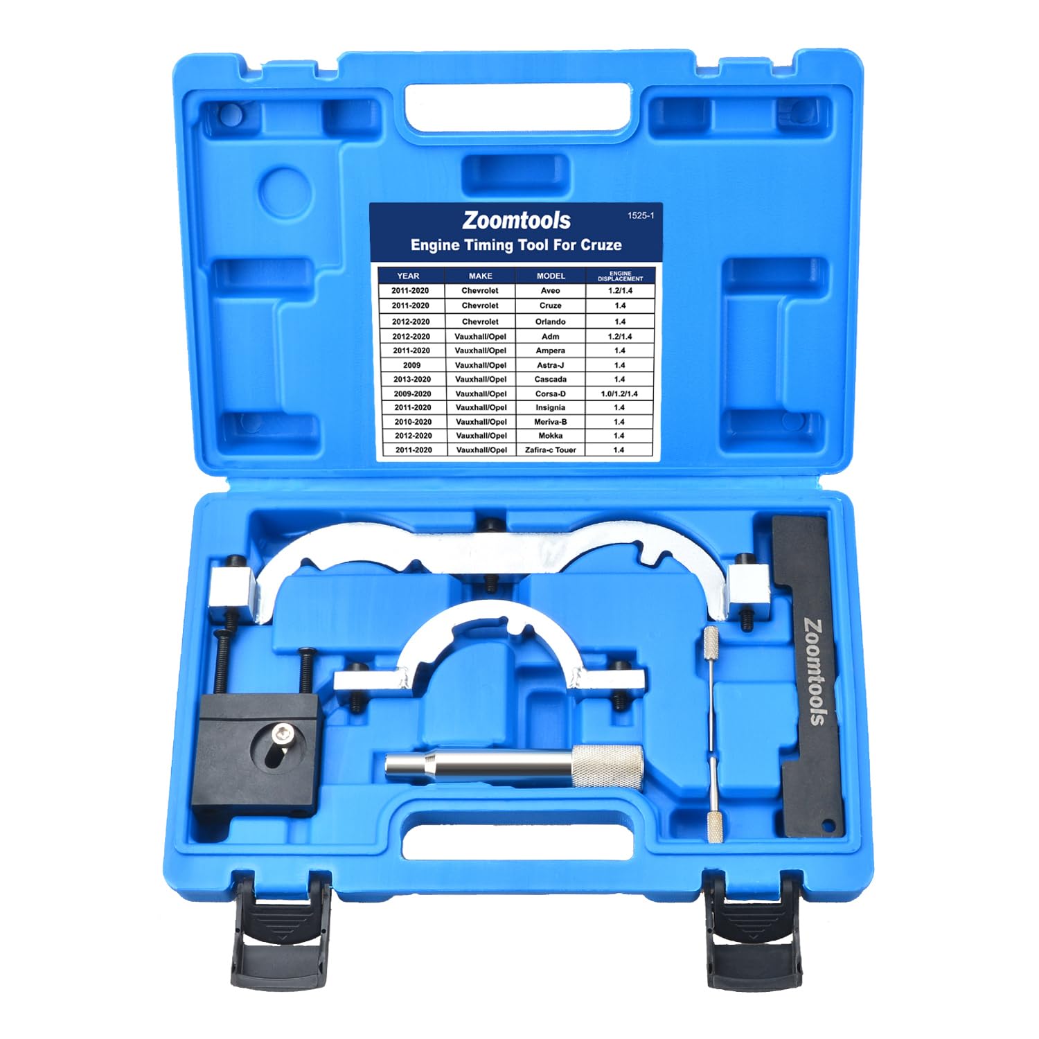 Kit Attrezzi Per Distribuzione Opel & Chevrolet 1.0 1.2 1.4 Turbo - Fissaggio Alberi E Fasatori