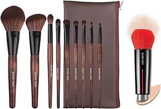 ENZO KEN Juego de brochas de maquillaje de ba...