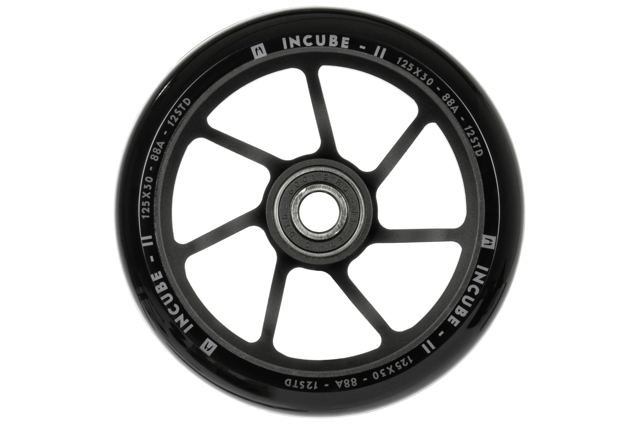 Ethic Incube V2 Wheel - 12 STD Black / 125mm