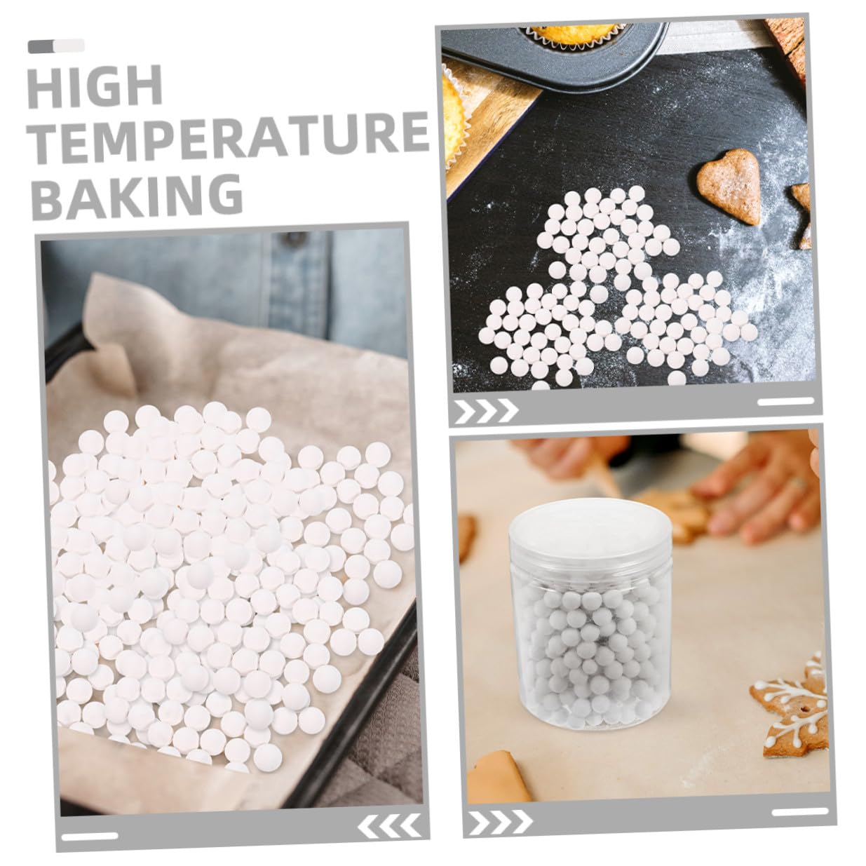 TOYANDONA Pesas para Tartas Redondas de Cerámica Reutilizables 800 G 10 Mm para Hornear Pasteles y Masa Herramientas para Repostería en Cocina Doméstica