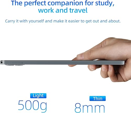 Miniatura 6 de jumper Tableta, tabletas Android 12 con 8GB RAM 128GB ROM, procesador Octa-Core MT8183, pantalla IPS FHD de 10 pulgadas 1200p, cámara dual de