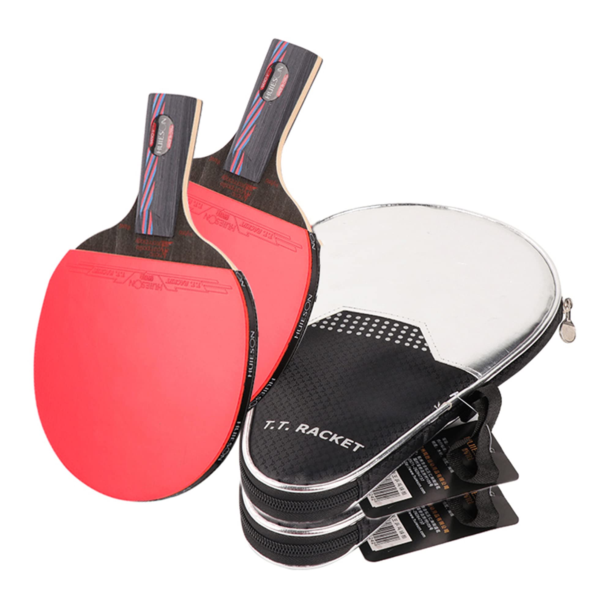 zestaw rakiet do tenisa stołowego, Ping Pong Bat for Sports Training,Rubber