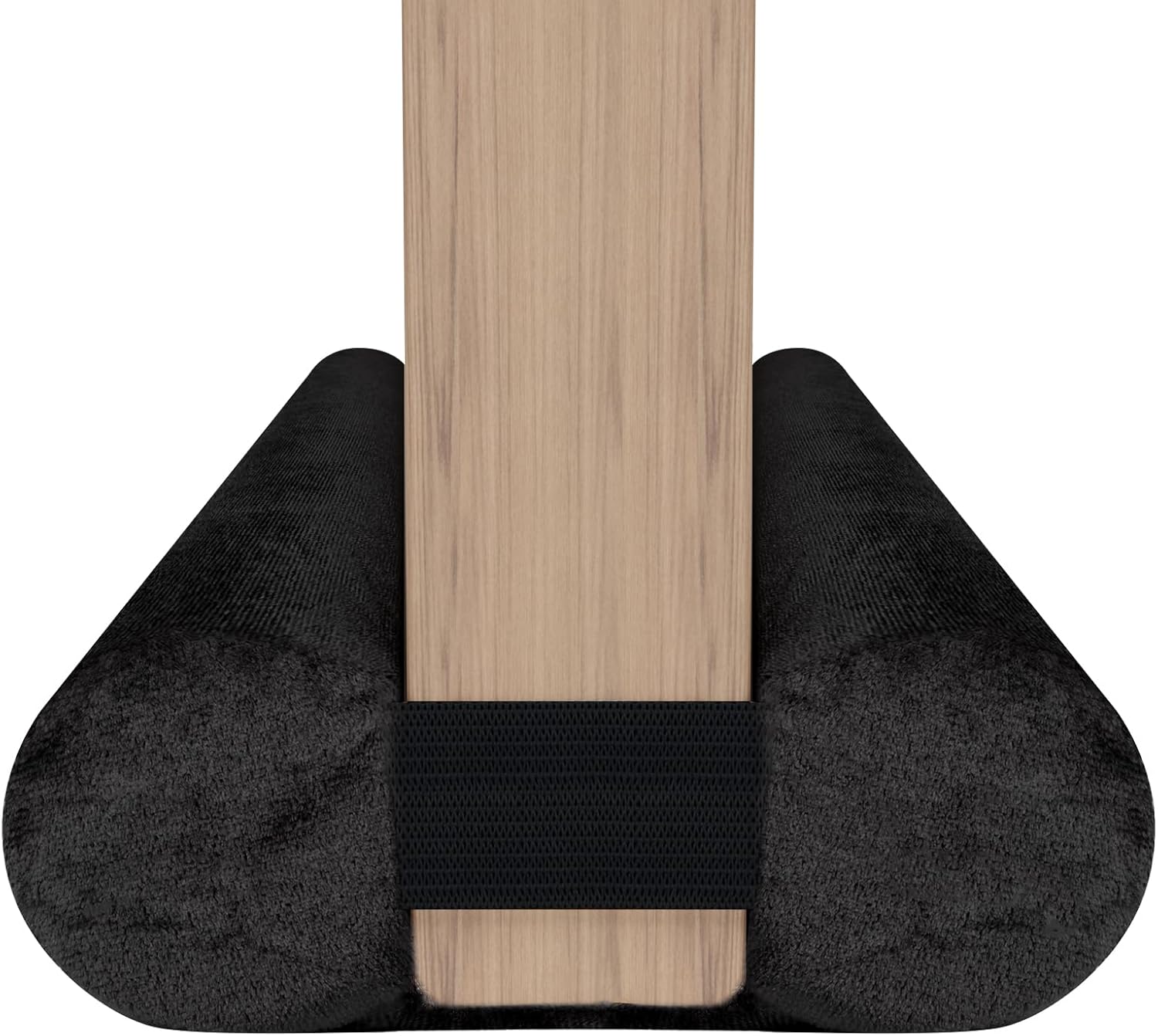 Door Draft Stopper for Bottom of Door, Under Door Gap Filler/Seal for Big Gap, No Folding Required, Flexible Installation Door Sweep soundproofing Strip for Home & Apartment, 32-36in, Black Black 32-36in