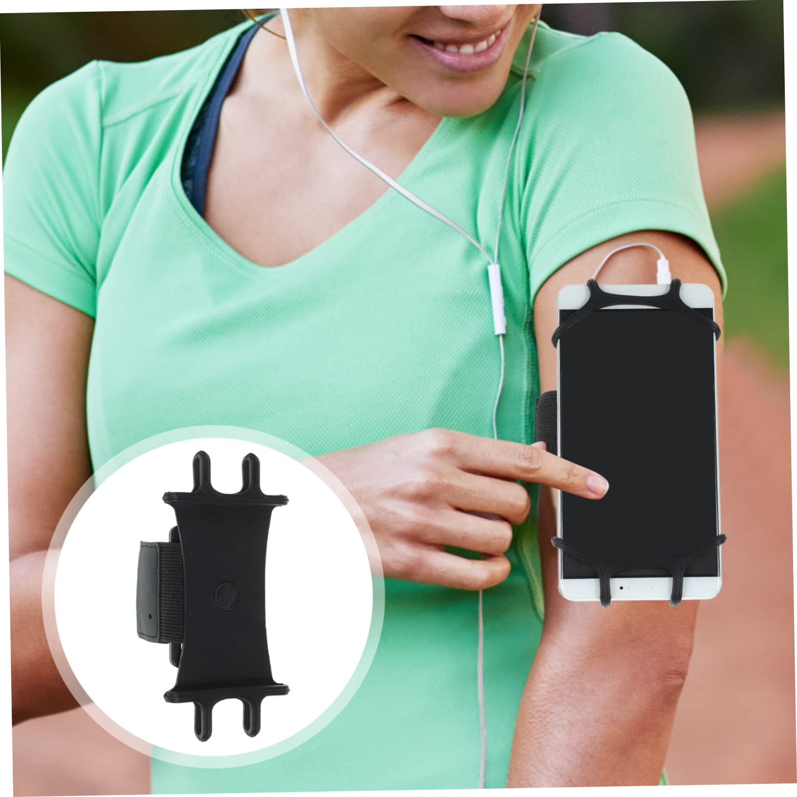 SOLUSTRE 6piezas Soporte para Teléfono Deportivo para Correr y Ejercicio Compatible Teléfonos para Running Ciclismo y Entrenamiento