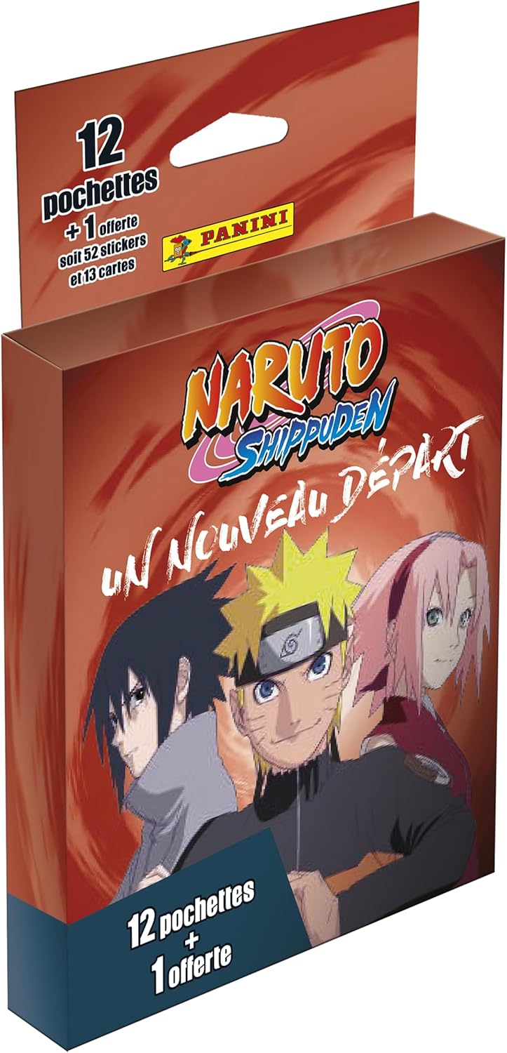 Panini Naruto Shippuden 2-A New Beginning Blister Pack 12 Bags + 1 Deal, 004628KBF13