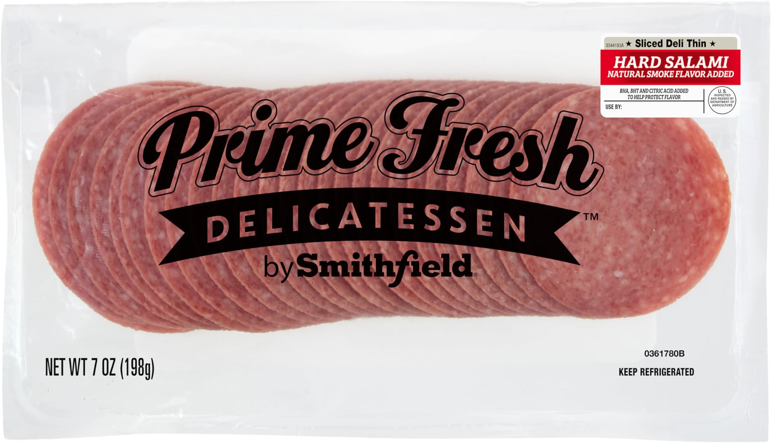 SMITHFIELD Hard Salami, 7 OZ